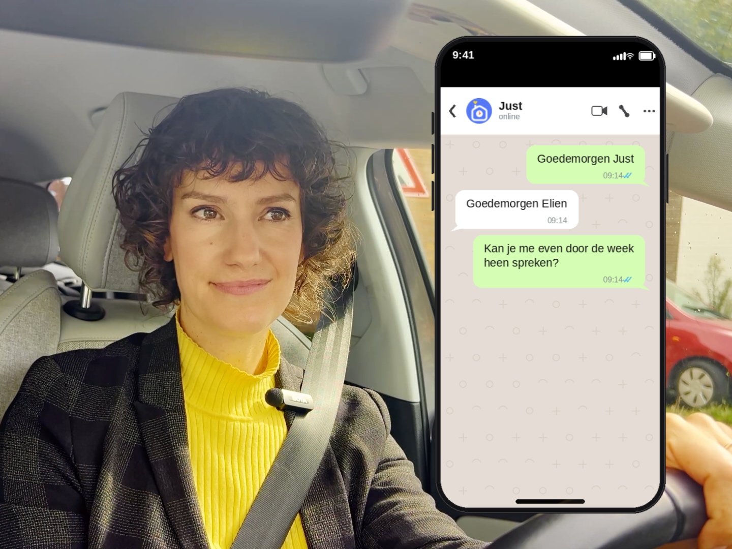 Elien van Riet, oprichter van Just — de AI Family Organizer